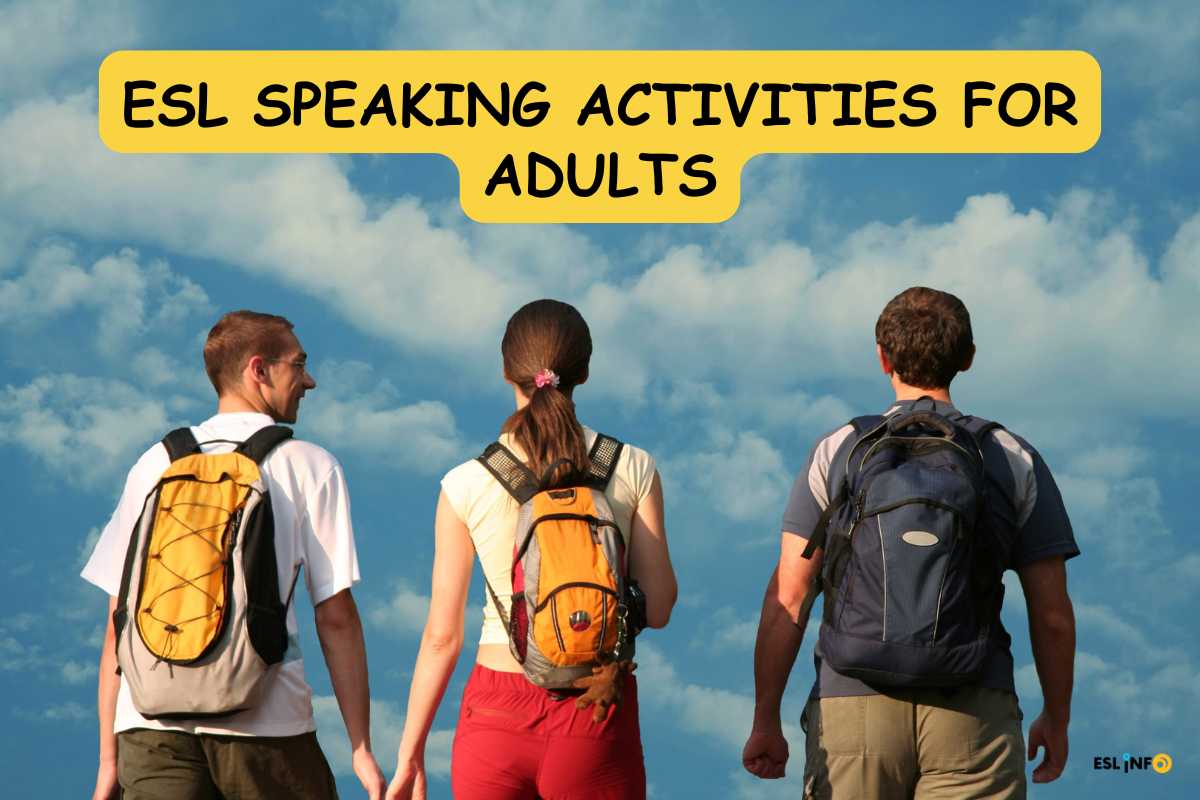 20 Best ESL Speaking Activities for Adults